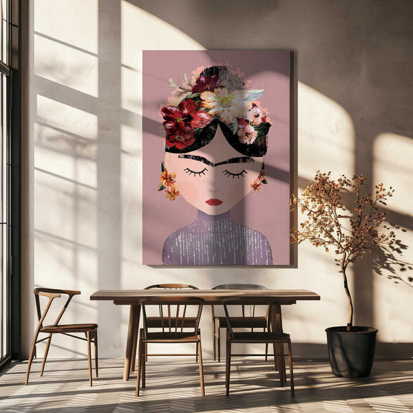 Tablou canvas „Floral Serenity” de Treechild