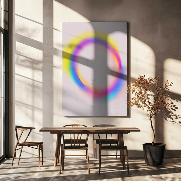 Tablou canvas „Luminous Spectrum Halo” de Treechild