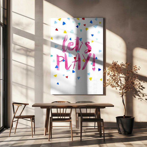 Tablou canvas „Playful Confetti Burst” de Treechild
