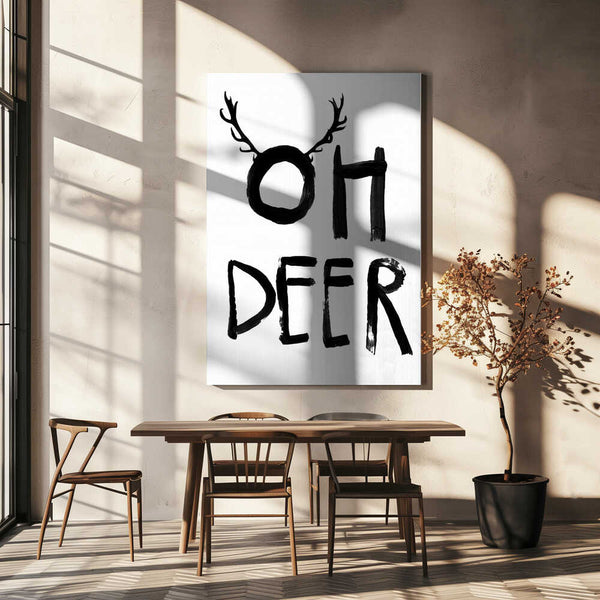 Tablou canvas „Antler Whimsy” de Treechild