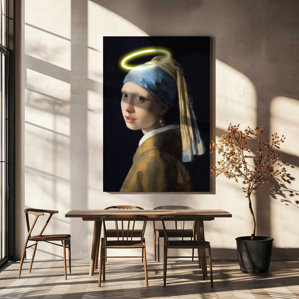Tablou canvas „Girl With A Halo” de Artelele