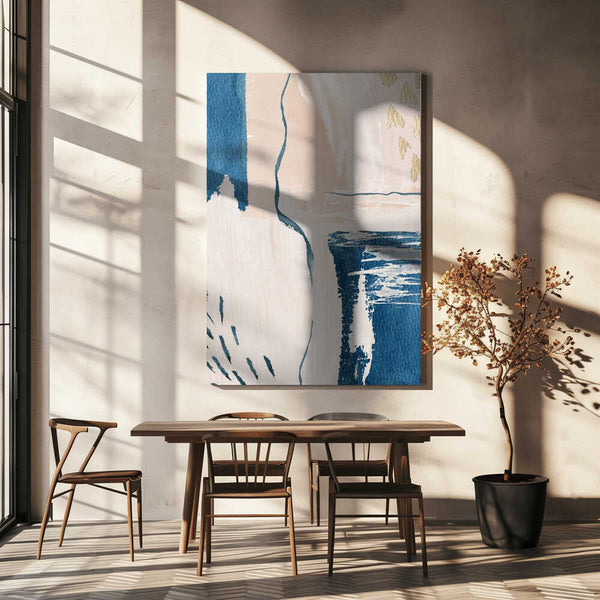 Tablou canvas „Calm Blues-2” de Sally Ann Moss