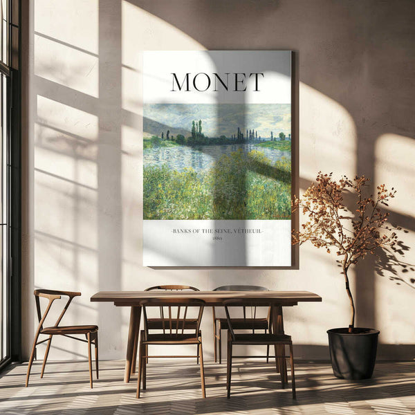 Tablou canvas „Banks Of The Seine” de Claude Monet