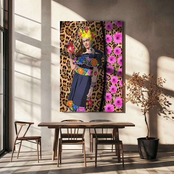 Tablou canvas „love Frida” de Lynnda Rakos