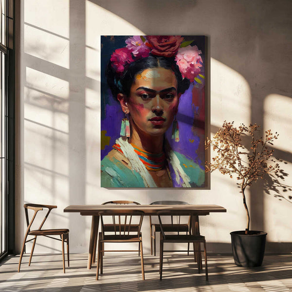 Tablou canvas „Vibrant Elegance” de Treechild