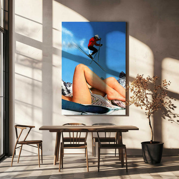 Tablou canvas „The Big Jump” de Taudalpoi