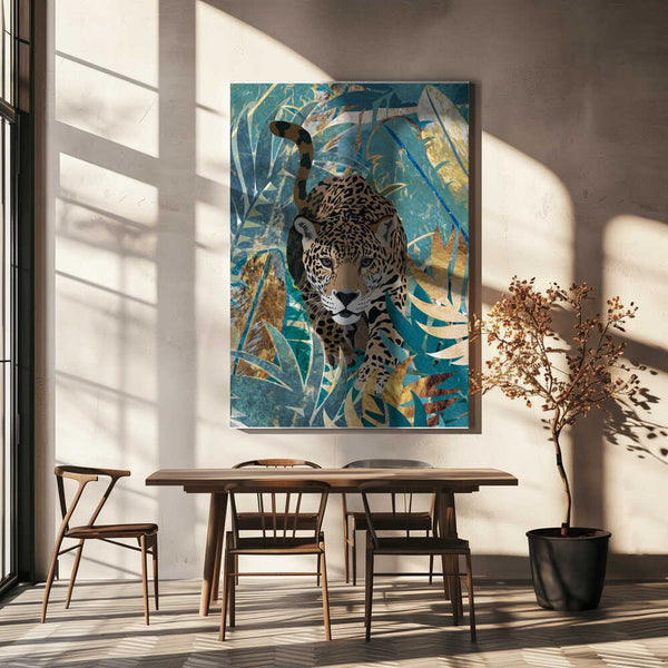 Tablou canvas „Jaguar Jungle 2” de Sarah Manovski