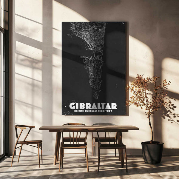 Tablou canvas „Gibraltar British Overseas Territory” de Nicholas