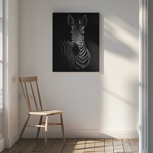 Tablou canvas „The Zebra” de WildPhotoArt