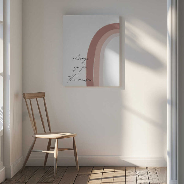 Tablou canvas „Chasing the Rainbow” de uplusmestudio