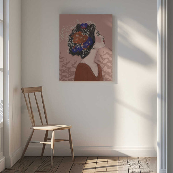 Tablou canvas „Blossoms in Profile” de Treechild