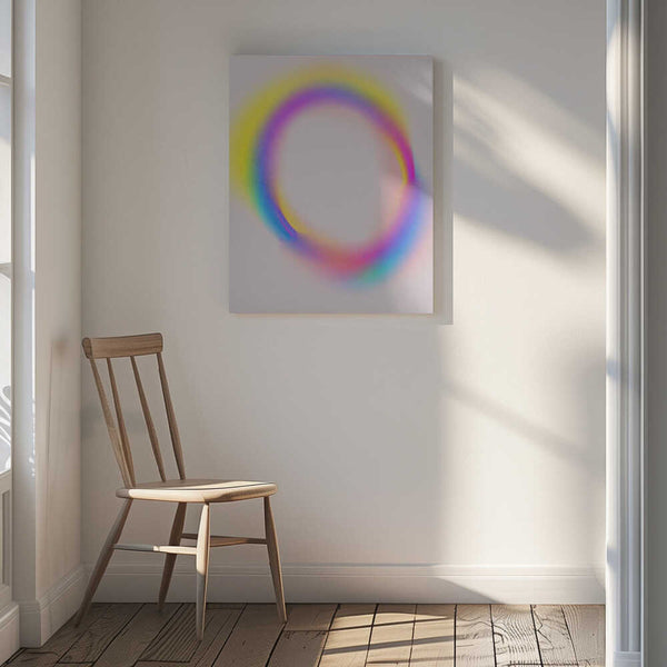 Tablou canvas „Luminous Spectrum Halo” de Treechild