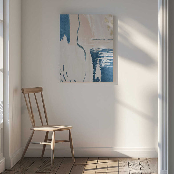 Tablou canvas „Calm Blues-2” de Sally Ann Moss