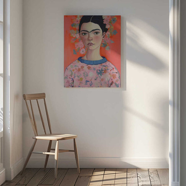 Tablou canvas „Floral Portrait Aura” de Treechild