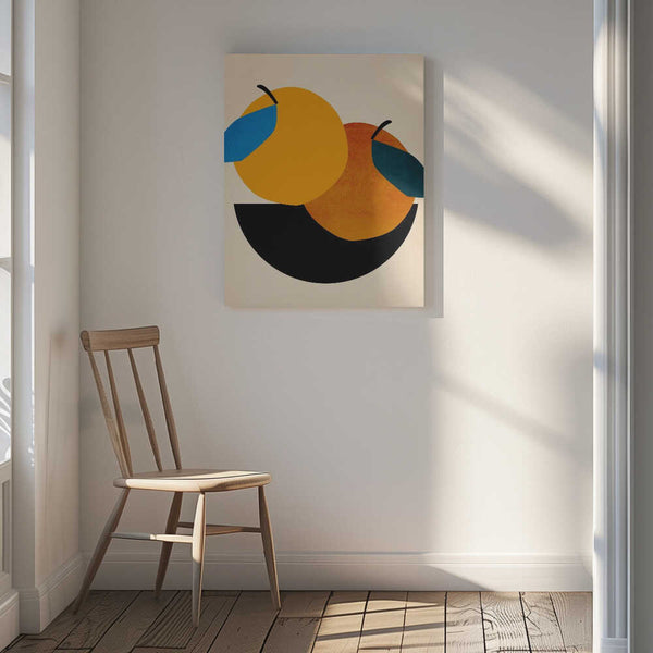 Tablou canvas „Two Oranges” de Kubistika