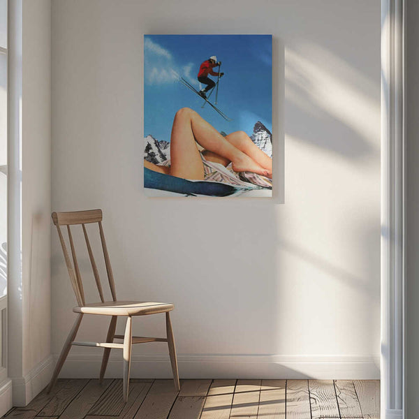 Tablou canvas „The Big Jump” de Taudalpoi