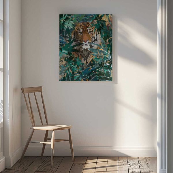 Tablou canvas „Tiger in the jungle 2” de Sarah Manovski
