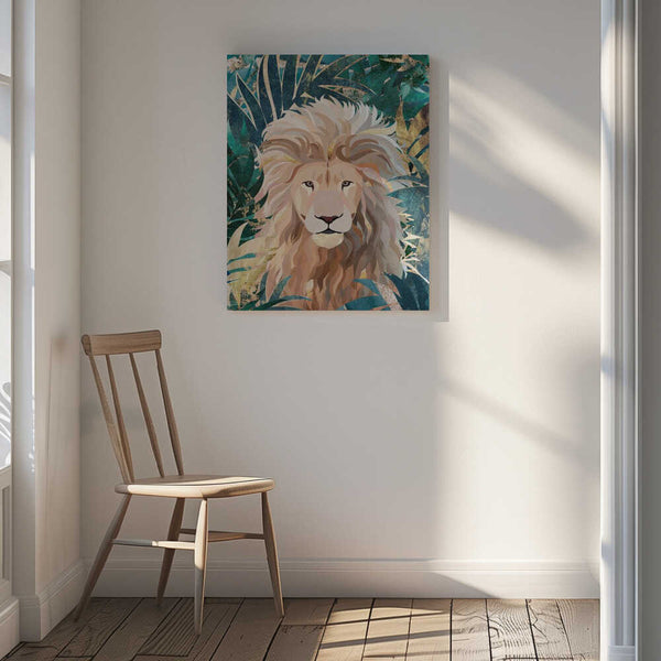 Tablou canvas „Lion Jungle 2” de Sarah Manovski