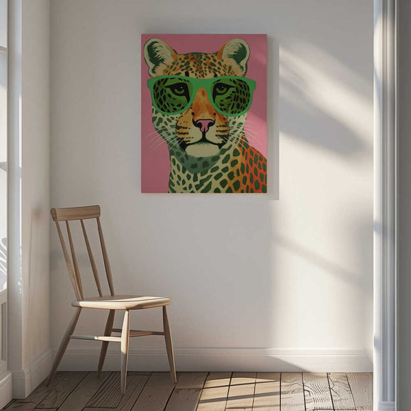 Tablou canvas „Cool Cat Portrait” de Treechild