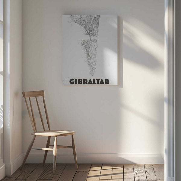 Tablou canvas „Gibraltar British Overseas Territory” de Nicholas
