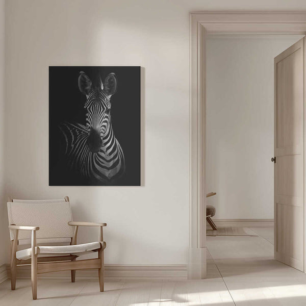 Tablou canvas „The Zebra” de WildPhotoArt
