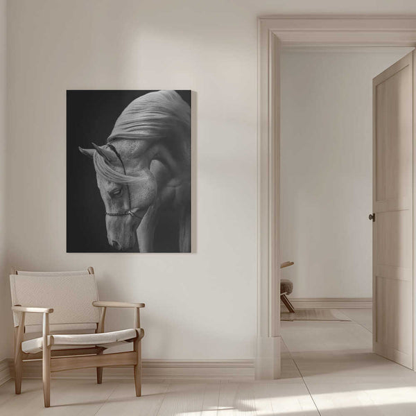 Tablou canvas „white stallion” de Ulrike Leinemann