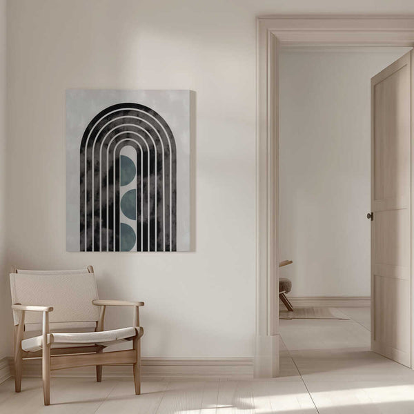 Tablou canvas „arch_capsule_001_green” de Pictufy Studio II