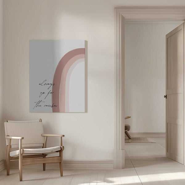 Tablou canvas „Chasing the Rainbow” de uplusmestudio