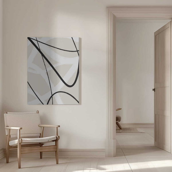 Tablou canvas „Fluid Line Dance” de uplusmestudio