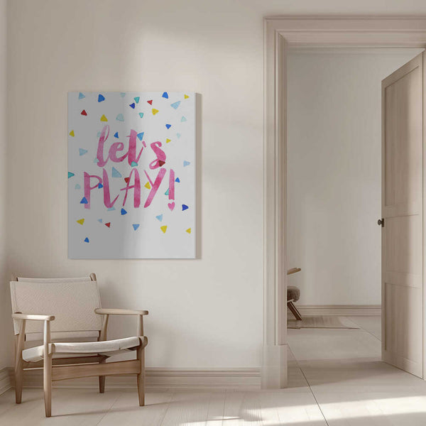 Tablou canvas „Playful Confetti Burst” de Treechild