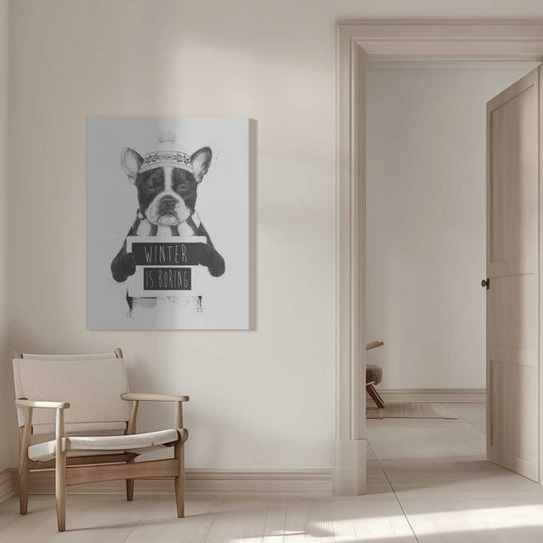 Tablou canvas „Winter is boring” de Balazs Solti