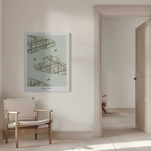 Tablou canvas „Green Sky” de Bijutsu Sekai