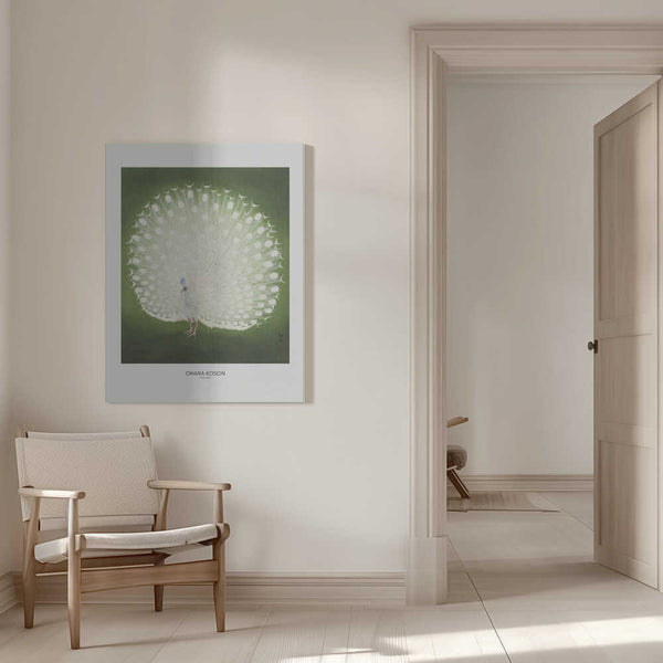 Tablou canvas „Peacock - Wide” de Ohara Koson