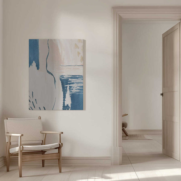 Tablou canvas „Calm Blues-2” de Sally Ann Moss