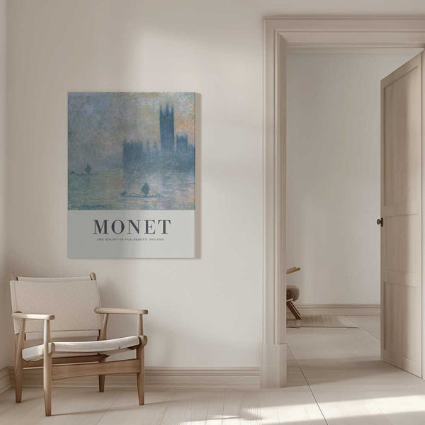 Tablou canvas „The Houses of Parliament” de Claude Monet