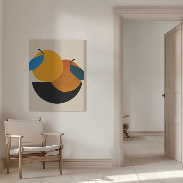 Tablou canvas „Two Oranges” de Kubistika