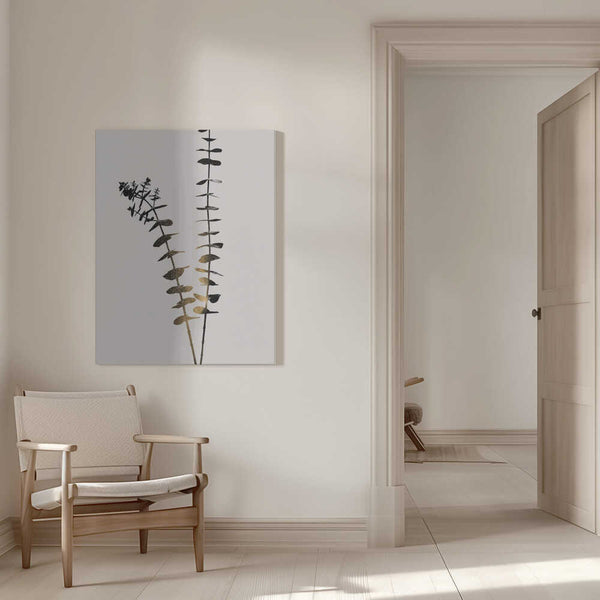 Tablou canvas „Eucalyptus Dark Gold” de Kubistika