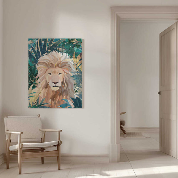 Tablou canvas „Lion Jungle 2” de Sarah Manovski