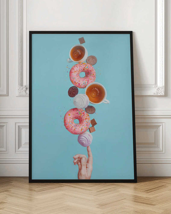 Tablou înramat „Weekend donuts” de Dina Belenko