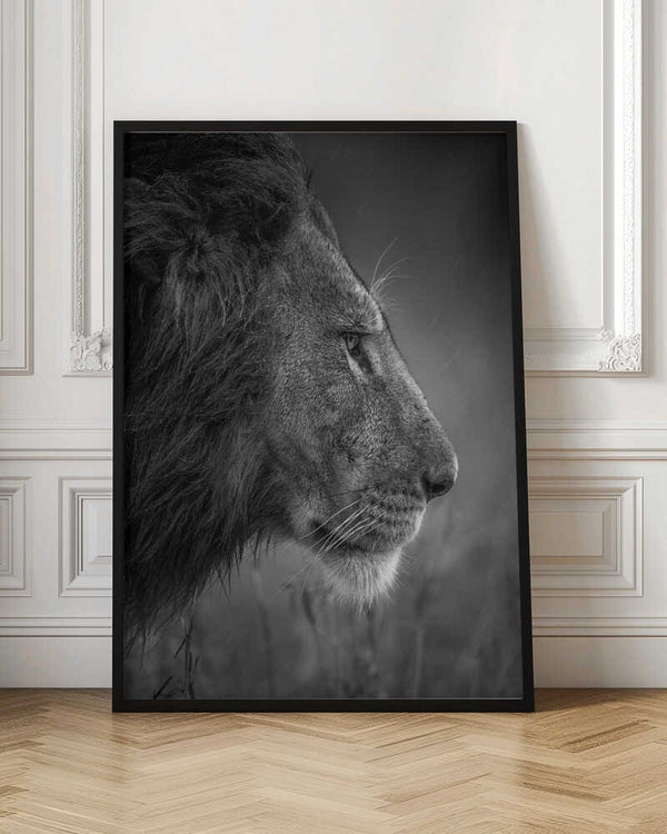 Tablou înramat „Thinking Under The Rain” de Faisal ALnomas