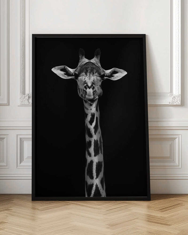 Tablou înramat „Giraffe Portrait” de WildPhotoArt