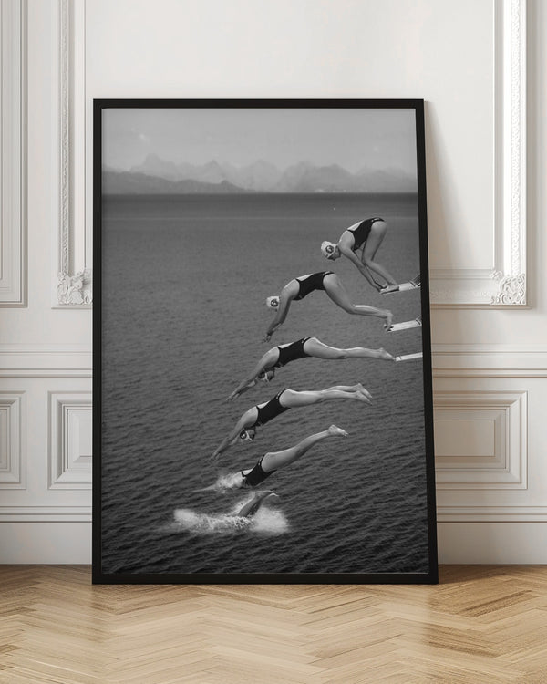 Tablou înramat „The beauty of diving” de Greetje van Son