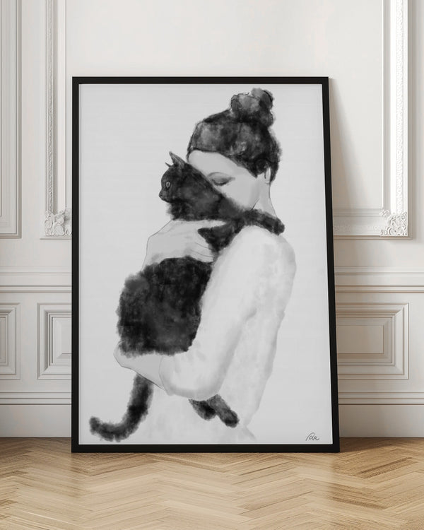 Tablou înramat „Cat Lover” de Pictufy Studio II