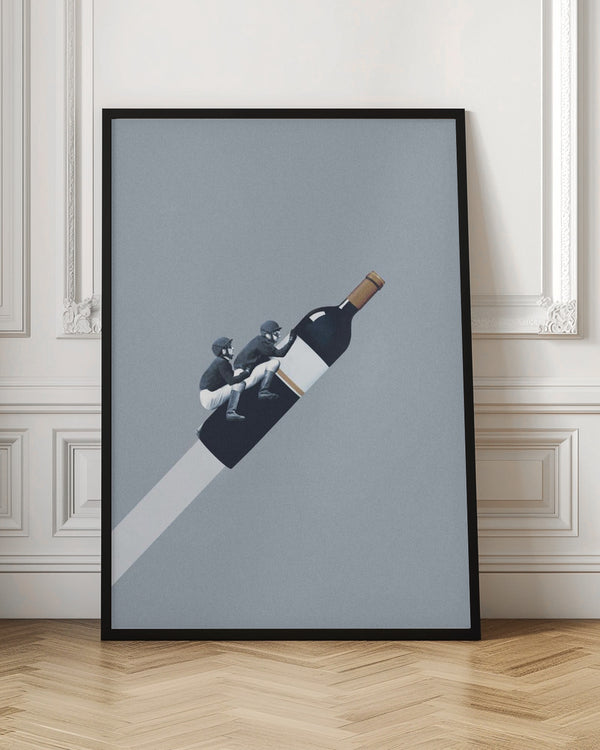 Tablou înramat „We ride until dawn” de Maarten Léon