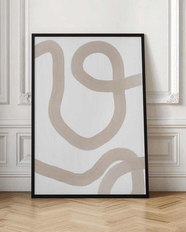 Tablou înramat „Gentle Serpentine Path” de uplusmestudio