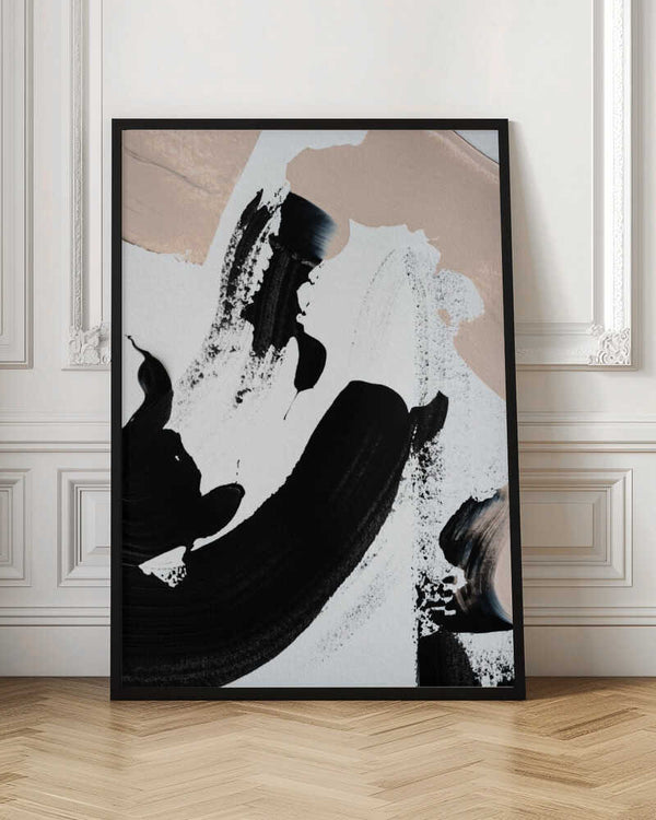 Tablou înramat „Monochrome Dance” de uplusmestudio