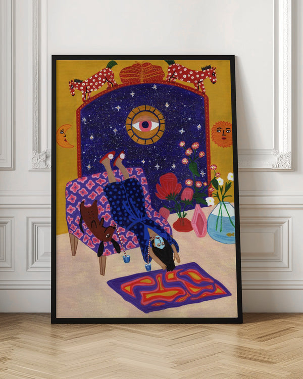 Tablou înramat „Day off from office” de Jota de jai