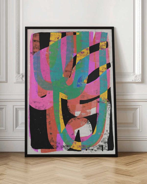 Tablou înramat „Colorful Chaos” de Treechild