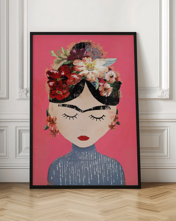 Tablou înramat „Floral Serenity” de Treechild