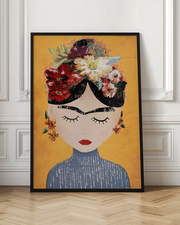 Tablou înramat „Floral Serenity” de Treechild